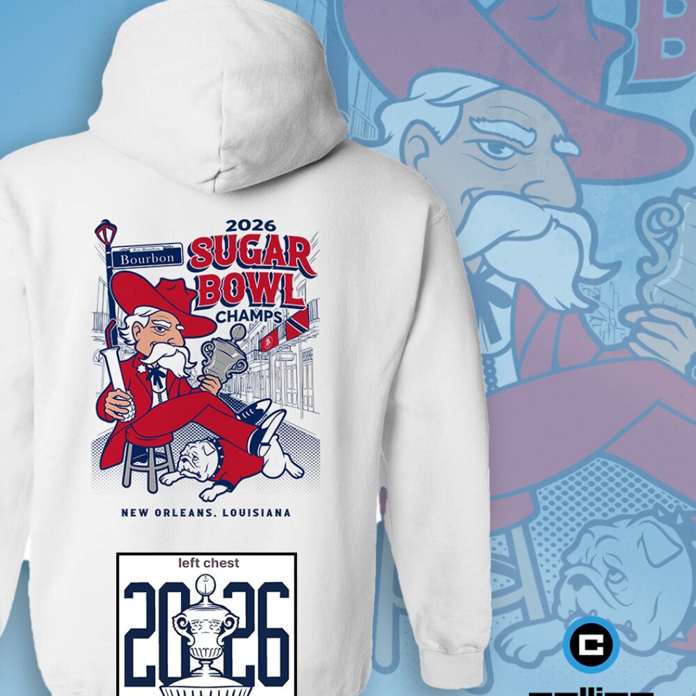2026 Sugar Bowl Champions Ole Miss Hoodie WHITE